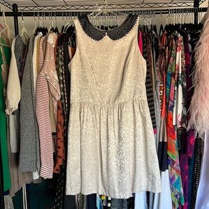 White Collared Kenzie Dress